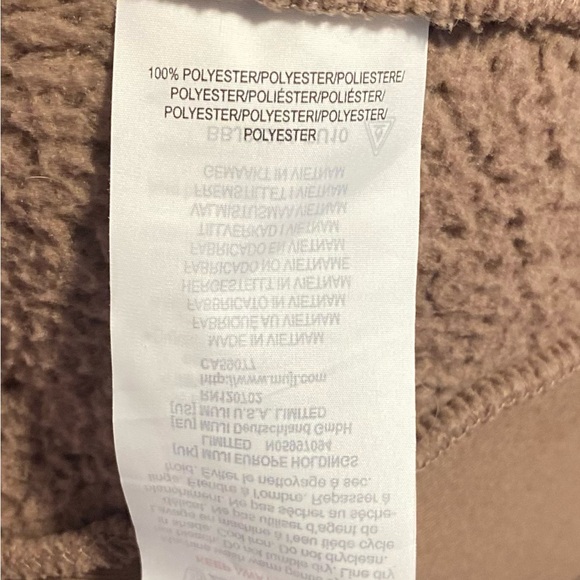 Cozy Tan Polyester Jacket - Picture 2 of 2